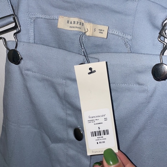 Light blue overall button down - Picture 4 of 4